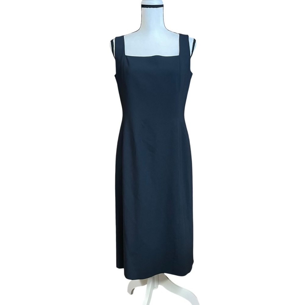 Emmanuel Ungaro sleeveless shift dress with square neckline 12